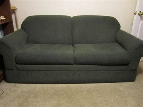 Luna Upholstered Twin Sleeper Sofa with Memory Foam Mattress. . Used sleeper sofa